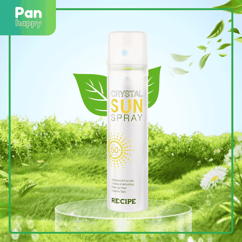 Xịt chống nắng RE:CIPE Crystal Sun Spray SPF50+ PA+++ 80ml