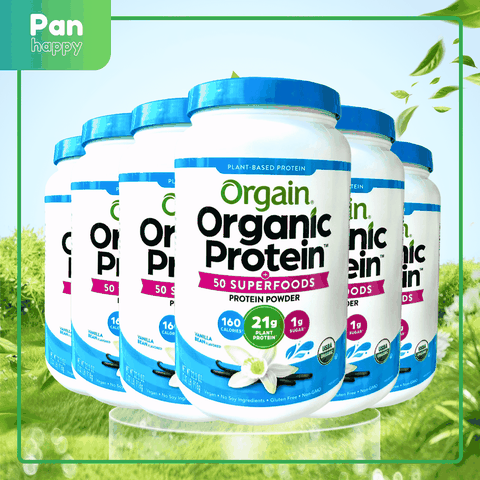 [Combo 5 tặng 1] Đạm Orgain Protein 50 Superfoods 918g