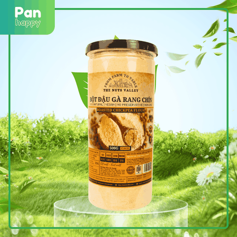 [MUA 3 TẶNG THỰC ĐƠN IN] Bột Đậu Gà Rang Giàu Đạm 500g