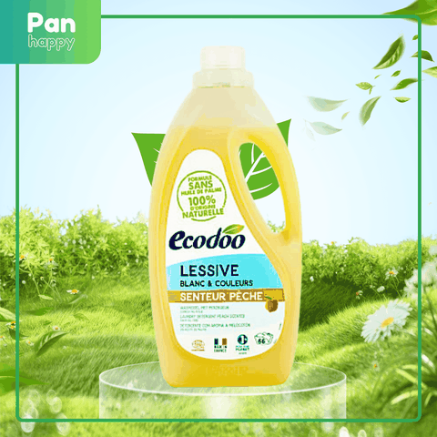 EcoDoo Nước giặt đậm đặc sinh học hương Đào hiệu 2L