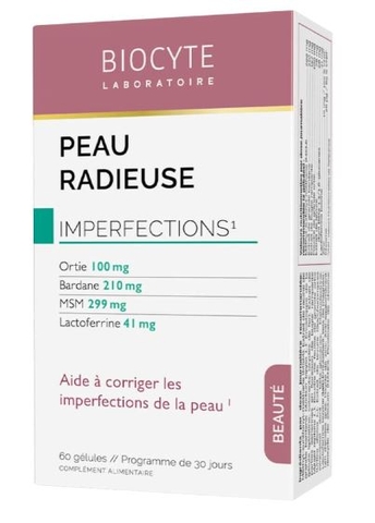 Biocyte  Peau Radieuse Viên uống giảm mụn đẹp da 60 viên