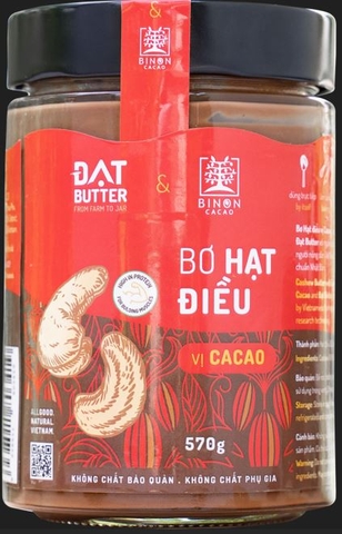 Đạt Butter Bơ Hạt Điều Cacao Hộp 570g