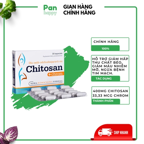 CHITOSAN + CHROM Hỗ trợ giảm cân giảm mỡ máu an toàn