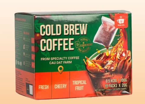 Cafe Ủ Lạnh Cold Brew 10 Túi (200g)