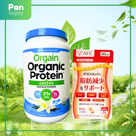 [COMBO] Combo Protein Đạm Orgain 882g + TPBVSK Ellagic Acid 60V