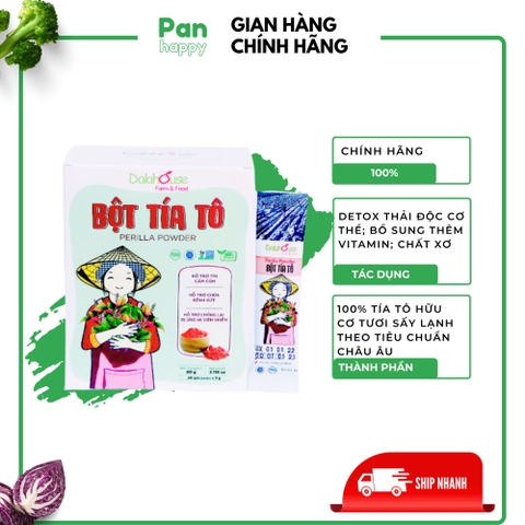 Bột tía tô sấy lạnh hộp 20gói Dalahouse