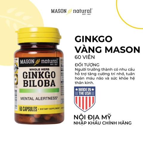 Mason Gingko Biloba 60V