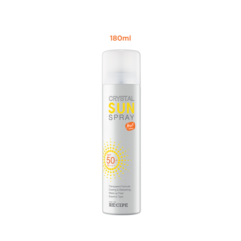 RE:CIPE Xịt chống nắng Crystal Sun Spray SPF50+ PA+++ 180ml