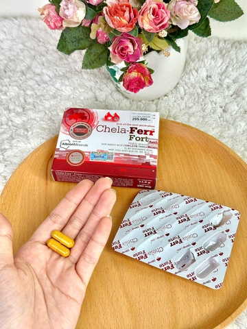 Sắt hữu cơ Chela Ferr Forte cao cấp - 30V