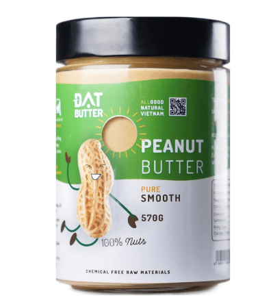 Dat Butter Bơ Đậu Phộng Nguyên Chất Mịn 570g