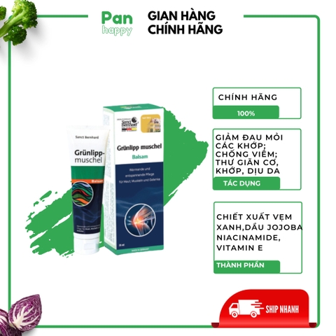 Kem bôi vẹm xanh giảm đau mỏi khớp