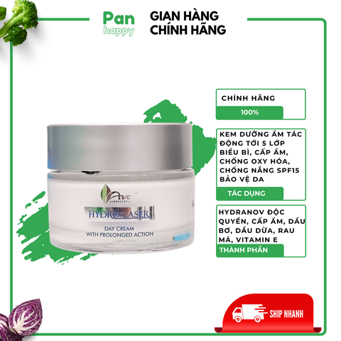 (Day) AVA Hydro Laser Kem dưỡng da, dưỡng ẩm, làm giảm nếp nhăn 50g