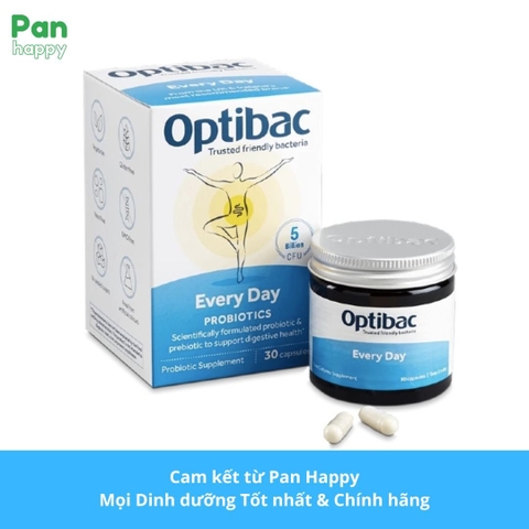 Men vi sinh Optibac Probiotics Every Day lợi khuẩn hàng ngày 30 viên