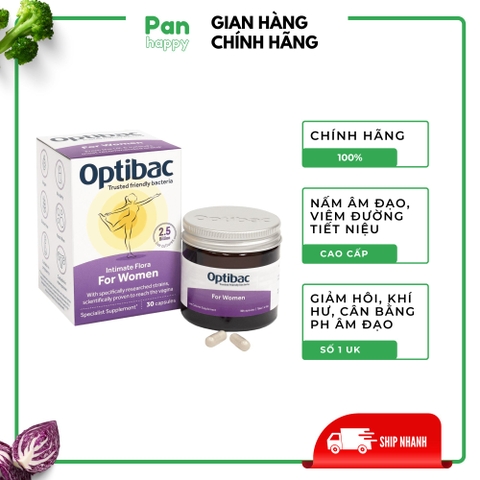 Men Vi sinh Optibac For Women Lợi khuẩn Nữ cao cấp UK