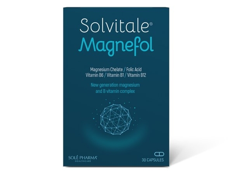 Solvitale magnefol Magie hữu cơ Châu Âu hỗ trợ thần kinh, giấc ngủ và cơ bắp 30V