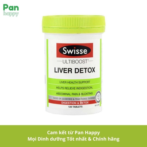 Swisse Liver Detox giải độc gan 120 viên