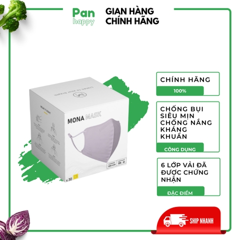 Hộp 30 chiếc khẩu trang siêu chống nắng, bụi mịn và kháng khuẩn