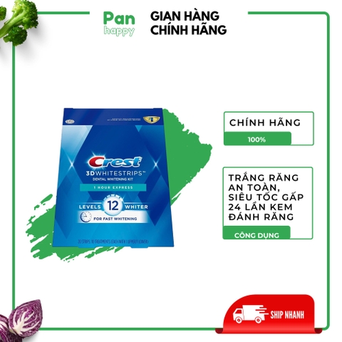 Crest Mỹ Liệu trình Dán trắng răng 30ngày cao cấp tại nhà