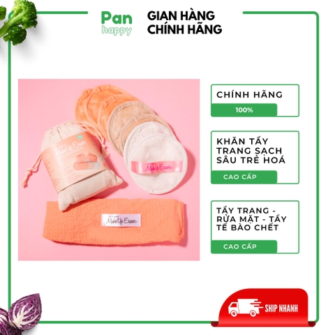 PACK 7 Khăn Tẩy Trang Trẻ hoá, Tẩy da chết Làm sạch Da lành tính mọi làn da