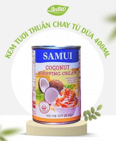 SAMUI Kem Tươi Thuần Chay Từ Dừa Whipping Cream 400g