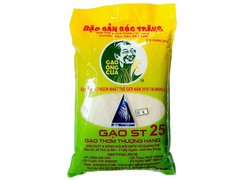 Gạo st 25+ bao 5kg