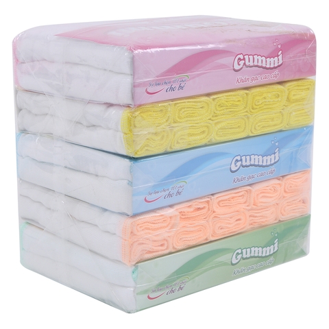 Khăn sữa cuộn lớn 2 lớp Gummi