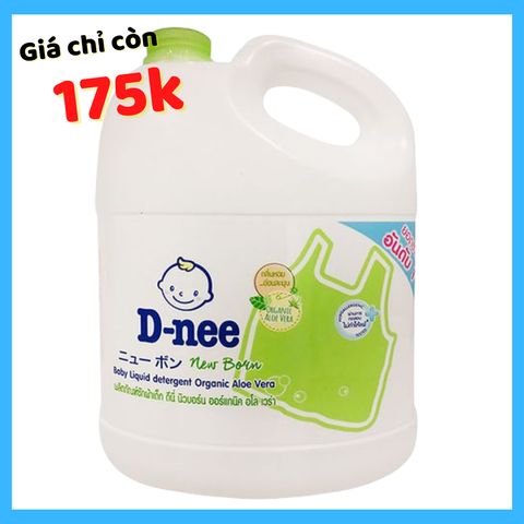 Nước giặt Dnee màu xanh lá 3000ml