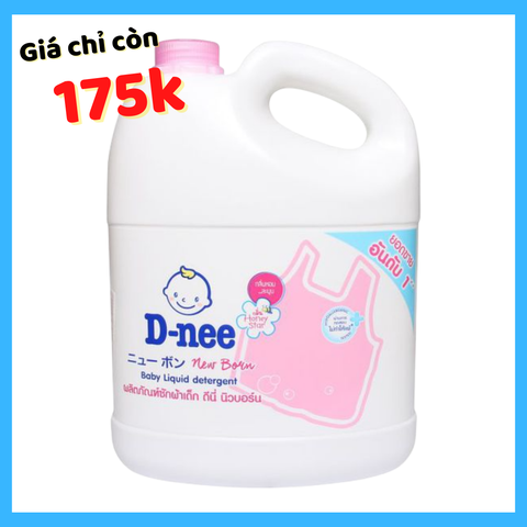 Nước giặt Dnee màu hồng 3000ml
