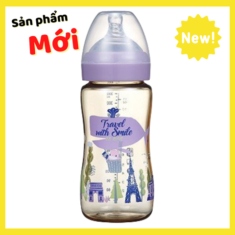 Bình sữa PPSU Cổ Rộng 330ml KUKU5877