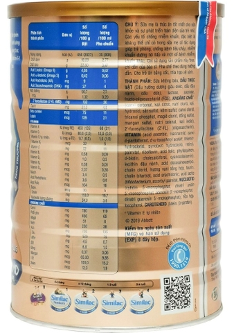 Abbott Similac HMO IQ3 1,7kg Gangliosides