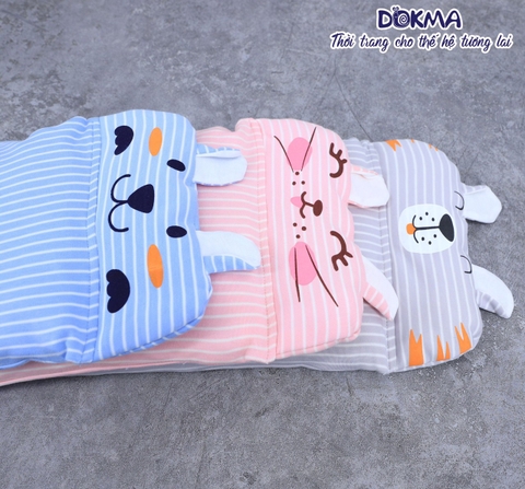 Gối bông xô sơ sinh phối tai Dokma DS188