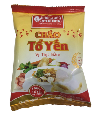 Cháo tổ yến khánh hòa Nest thịt bằm