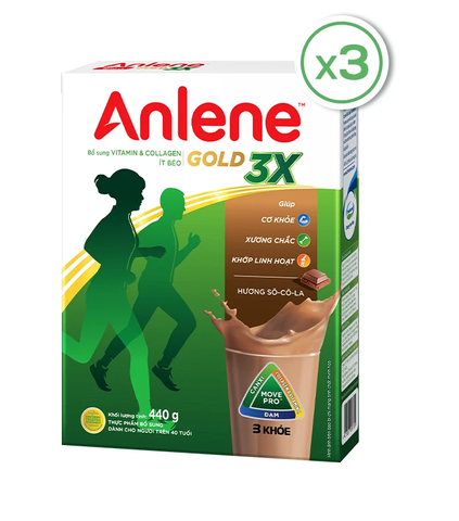 Anlene Gold Socola 3X 440g HG