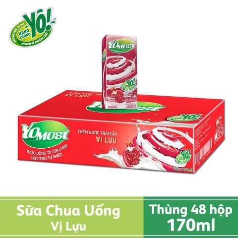Sữa Cô gái Hà Lan Yomost Lựu 170ml