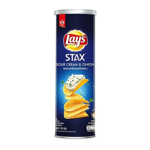 Khoai tây Lays Stax vị Kem Chua 110g