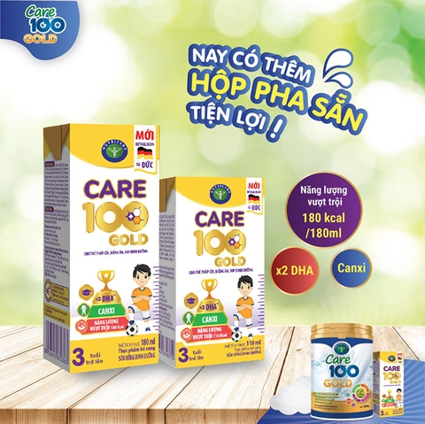 Metacare sữa nước Care 100 Gold 180ml