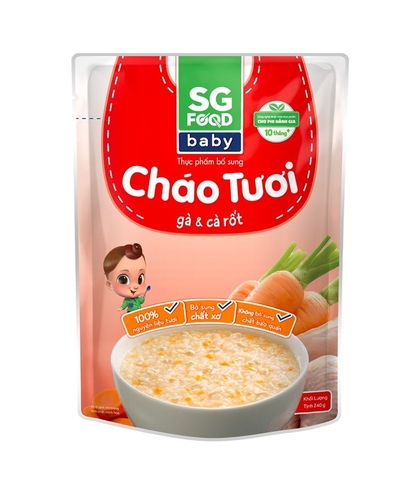 Cháo baby SG Food gà và cà rốt