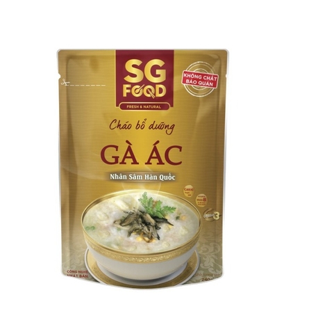 Cháo tổ yến SG Food gà ác