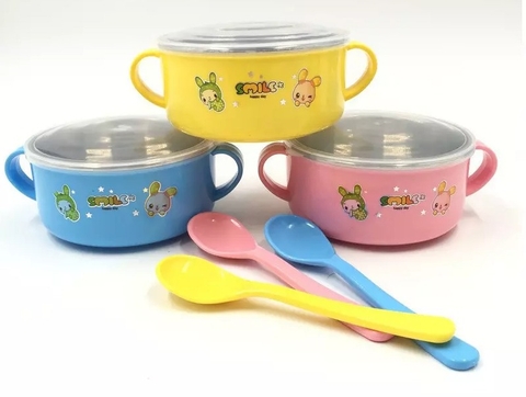 Chén bé ăn dặm chống nóng có nắp GB Baby