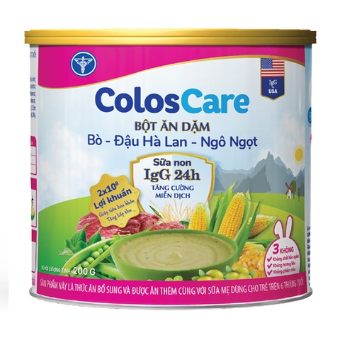 Coloscare BAD bò đậu hà lan ngô ngọt