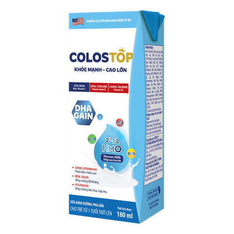 SỮA DINH DƯỠNG PHA SẴN COLOSTOP DHA GAIN 180ML
