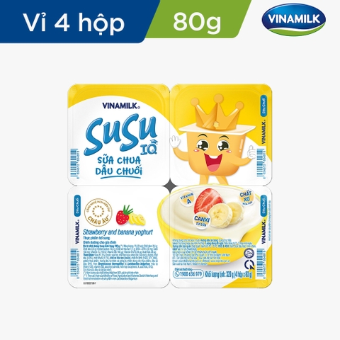 VNM SCA Susu Dâu Chuối 80g