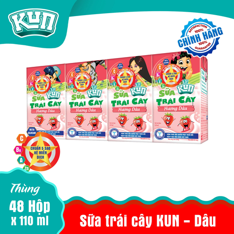 Kun Trái Cây Hương dâu 110ml