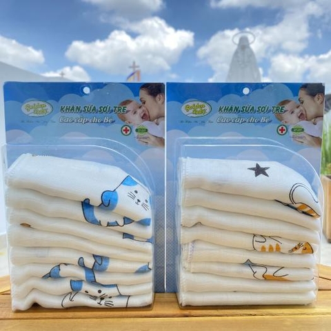 Khăn sữa Nature cao cấp 26x28