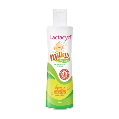 Lactacyd sữa tắm gội trẻ em 250ml new