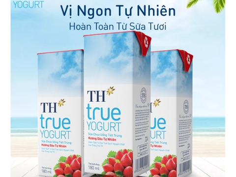 TH Yogurt hương dâu 180ml
