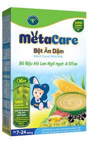 Metacare BAD bò đậu hà lan ngô ngọt & Olive