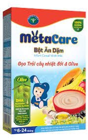 Metacare BAD gạo trái cây nhiệt đới & Olive