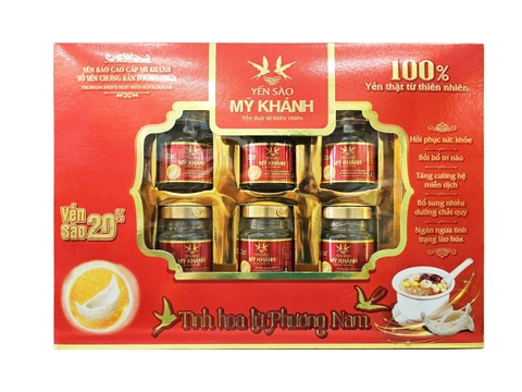 Yến Mỹ khánh đường phèn 6 x 70ml