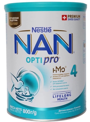 Sữa Nan Optipro HMO 4 800g (Nga)